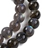 Grade AA Natural Gemstone Labradorite Round Beads Strands X-G-E251-33-6mm-02-5