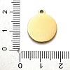 304 Stainless Steel Pendants STAS-H438-05G-01-3