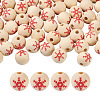 Natural Wooden Beads WOOD-TAC0010-02A-2