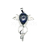 Natural Lapis Lazuli Teardrop Pendants PW-WG60016-02-1