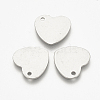 Tarnish Resistant 201 Stainless Steel Stamping Blank Tag Pendants STAS-S076-11-1