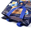 Hanukkah Theme Non-Woven Reusable Folding Gift Bags with Handle ABAG-NH0001-01B-3