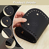   3Pcs 3 Style Oval PU Leather Knitting Crochet Bags Nail Bottom Shaper Pad DIY-PH0009-84-3