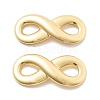 Brass Connector Charms KK-B134-08G-1