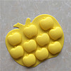 DIY Apple Shape Food Grade Silicone Molds SOAP-PW0001-105-2