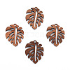 Natural Walnut Wood Pendants WOOD-N011-019-2