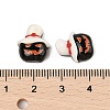 Halloween Theme Opaque Resin Cabochons CRES-M037-07A-02-3