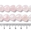 Natural Rose Quartz Beads Strands G-H005-C17-02-5