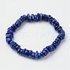 Natural Lapis Lazuli Beaded Stretch Bracelets BJEW-JB02683-03-1