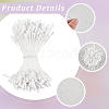 Gypsum with Cotton Cord Artificial Flower Core DIY-WH20007-36A-09-5