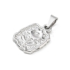 304 Stainless Steel Pendants SA-CBA34D4-03D-P-2