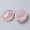 Natural Rose Quartz Cabochons G-L553-41-3