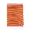 Round Waxed Polyester Cord X-YC-G006-01-1.0mm-07-1