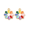 Alloy Enamel Pendants ENAM-C005-07G-2