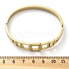 Ion Plating(IP) 304 Stainless Steel Hinged Bangles for Women BJEW-A011-17G-5