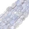 Natural Blue Lace Agate Beads Strands G-L608-A02-01A-1