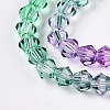 Baking Painted Glass Bead Strands DGLA-A039-T6mm-A010-3