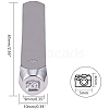 Iron Metal Stamps AJEW-BC0005-39H-2