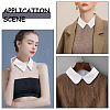  3Pcs 3 Style Polyester Detachable Blouse False Collar AJEW-NB0003-97B-7