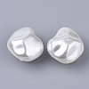 ABS Plastic Imitation Pearl Beads X-OACR-T022-02A-2