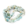 Natural Flower Amazonite Beads Strands G-P497-01C-27-3