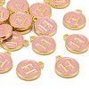 Golden Plated Alloy Enamel Charms LS-ENAM-S118-07H-4