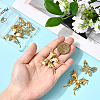 6Pcs 2 Styles 304 Stainless Steel Pendants STAS-BBC0007-74-3