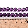 Baking Paint Transparent Glass Beads X1-DGLA-A035-T8mm-A09-5