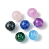 25Pcs Round Imitation Cat Eye Resin Beads RESI-FS0001-65D-3