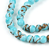 Baking Paint Glass Beads Strands DGLA-N010-4mm-03-3
