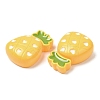 Opaque Resin Fruit Cabochons RESI-G072-02D-2