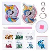 DIY Diamond Painting Keychain Kits DIAM-PW0010-70G-1