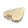 Brass Enamel Pendants KK-M205-13G-09-2