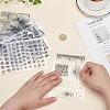   9 Sheets 9 Styles PVC Plastic Stamps DIY-PH0021-88-3