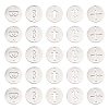 50Pcs 5 Style Manual Polishing 304 Stainless Steel connector Charms STAS-UN0035-89-1