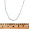 Natural Amazonite Beaded Necklaces NJEW-K114-A-A07-4