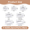 14Pcs 7 Styles Cowhide Leather Watch Strap Ring FIND-FH0017-42D-2