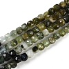 Natural Green Tourmaline Beads Strands G-P553-E04-03-2