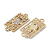 Alloy Rhinestone Connector Charms FIND-TAC0014-54A-1