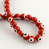 Round Handmade Evil Eye Lampwork Beads LAMP-R114-10mm-05-1