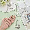 4Pcs 2 Styles Alloy Shoe Decoration Chain AJEW-FG0003-81B-3