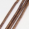 Electroplate Non-magnetic Synthetic Hematite Beads Strands G-J162-A-06-1