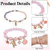 1Bag Plastic & Glass Beaded Stretch Bracelets BJEW-PA0001-10A-6