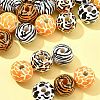 40Pcs 5 Colors Wood European Beads WOOD-FS0001-20-6