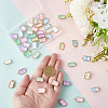56Pcs 14 Colors Alloy Glass Pendants FIND-PH0027-90-3
