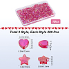 800Pcs 2 Styles Eco-Friendly Transparent Acrylic Beads TACR-SP0001-01F-2