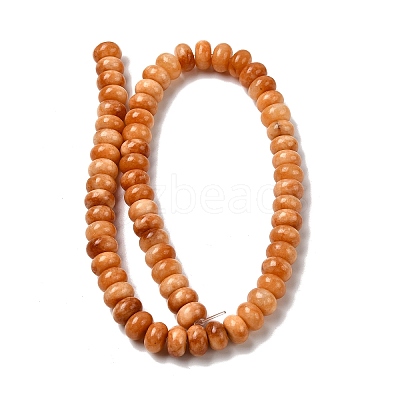 Dyed Natural White Jade Beads Strands G-G107-A34-01-1