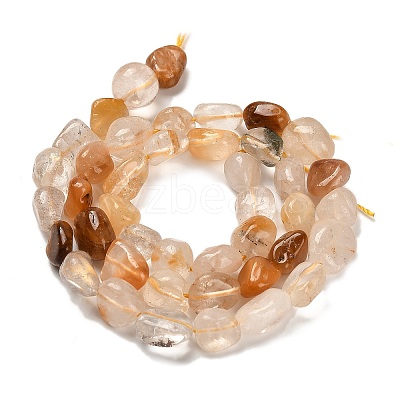 Natural Quartz Beads Strands G-P497-01E-57-1