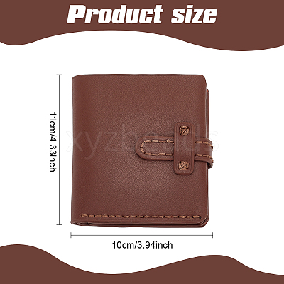 DIY Leather Men's Wallet Making Kits DIY-WH0349-228A-1