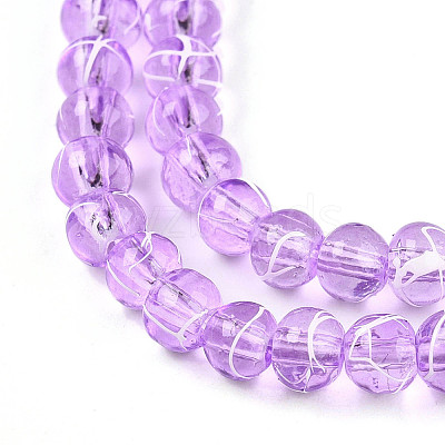 Drawbench Transparent Glass Beads Strands GLAD-Q012-4mm-18-1